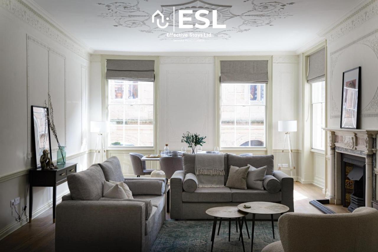 Most Central Luxury Grade 2 Listed Apartment Overlooking Shrewsbury Square - Free Parking Exterior photo