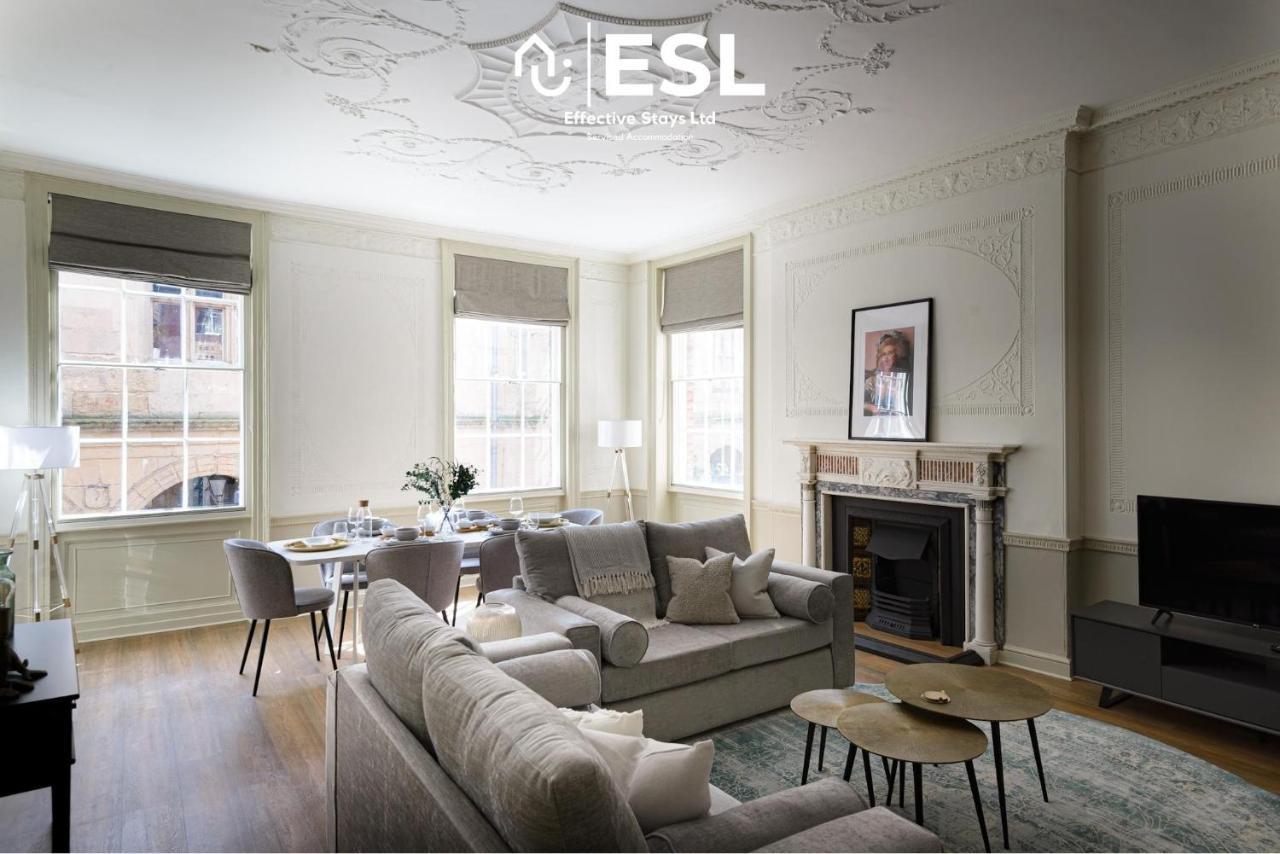 Most Central Luxury Grade 2 Listed Apartment Overlooking Shrewsbury Square - Free Parking Exterior photo